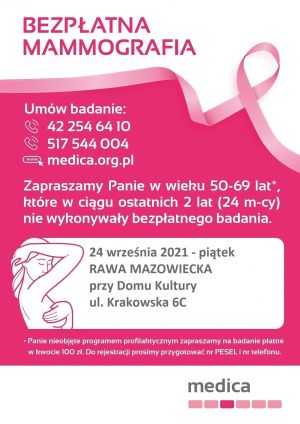 Plakat mammografia