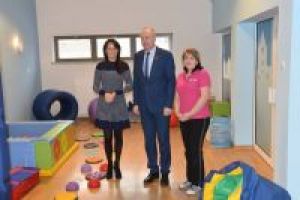Sala terapii sensorycznej - otwarcie w obceności Burmistrza