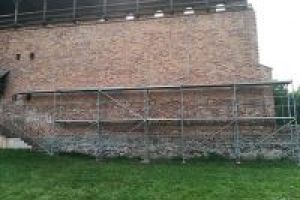 Renowacja krużganków - dolne partie