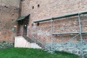 Renowacja krużganków - dolne partie