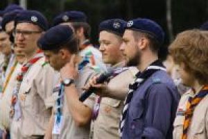 Harcerze podczas majówki