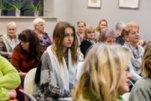 Audytorium spotkania "Żyj zdrowo"