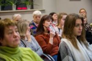 Audytorium spotkania "Żyj zdrowo"