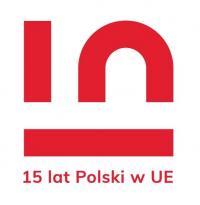 logo 15 lat Polski w UE