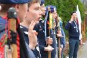 Apel Skautów na zakończenie gry