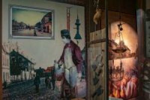 Ekspozycja stała odwzorowująca wnętrze dawnej jatki mięsnej