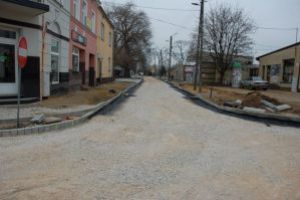 Roboty drogowe na ulicy Mickiewicza