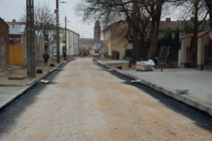 Roboty drogowe na ulicy Mickiewicza