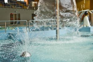 fontanna w basenie rekreacyjnym