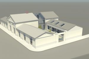 Jatki po remoncie i rozbudowie - widok z góry - wizualizacja