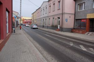 ulica Warszawska, kierunek na osiedle "Zamkowa Wola"