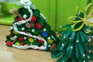 choinki z surowców wtórnych