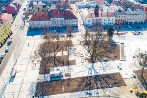 Pl. Piłsudskiego, widok z góry