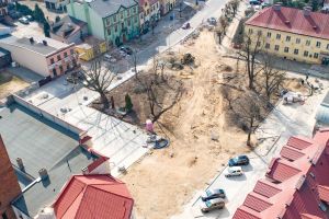 Pl. Wolności, widok z góry