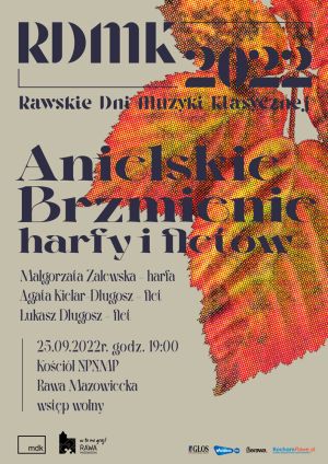 Plakat - zaproszenie na koncert muzyki klasycznej