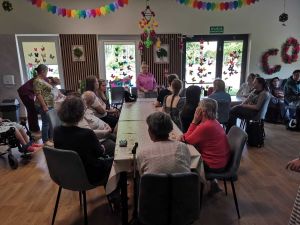 wizyta studentów w Centrum opiekuńczo - mieszkalnym