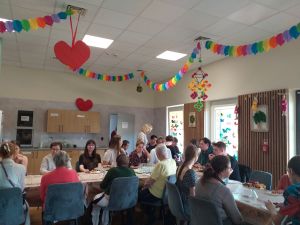 wizyta studentów w Centrum opiekuńczo - mieszkalnym