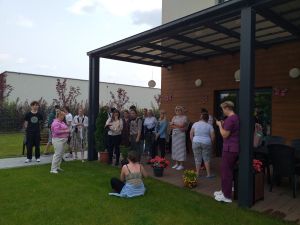 wizyta studentów w Centrum opiekuńczo - mieszkalnym