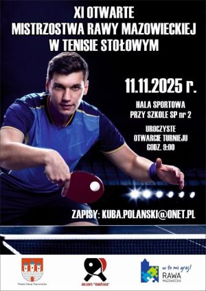 tenis stołowy 2025 mężczyzna grający w tenisa stołowego
