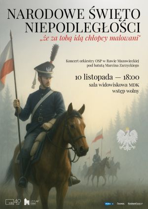 Plakat ułan na koniu