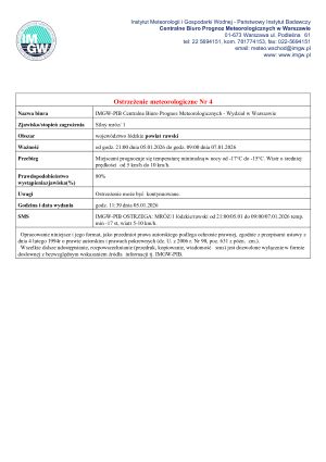 Ostrzeżenie-meterologiczne-05.01.2026-r.