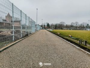 prace przy podbudowie bieżni