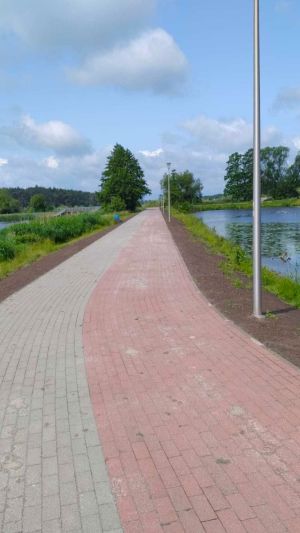 29660 Umocnienie brzegu Zalew ścieżka pieszo-rowerowa