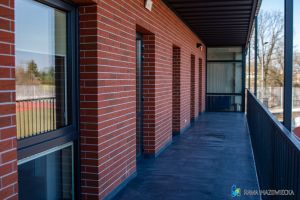 przebudowany budynek klubowy stadionu miejskiego