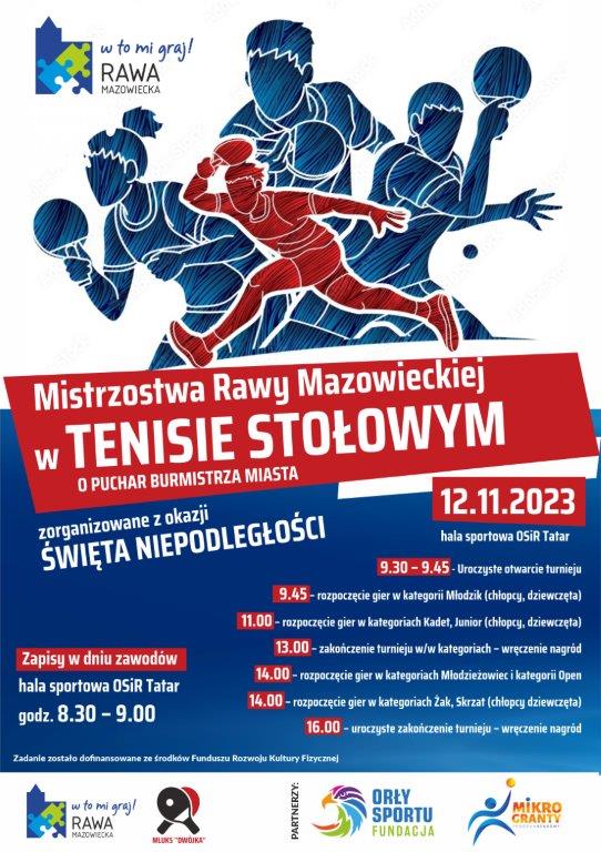 % Zawody Tenisa Stołowego
