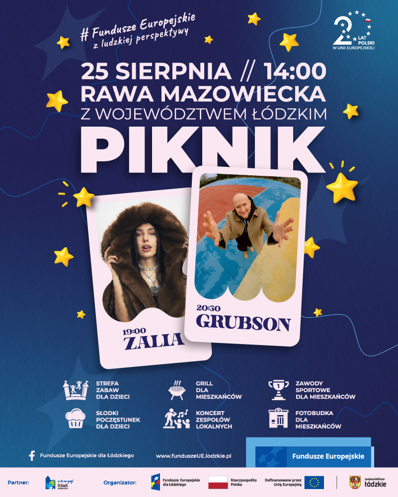 % Piknik "Aktywnie i zdrowo z Funduszami Europejskimi" 