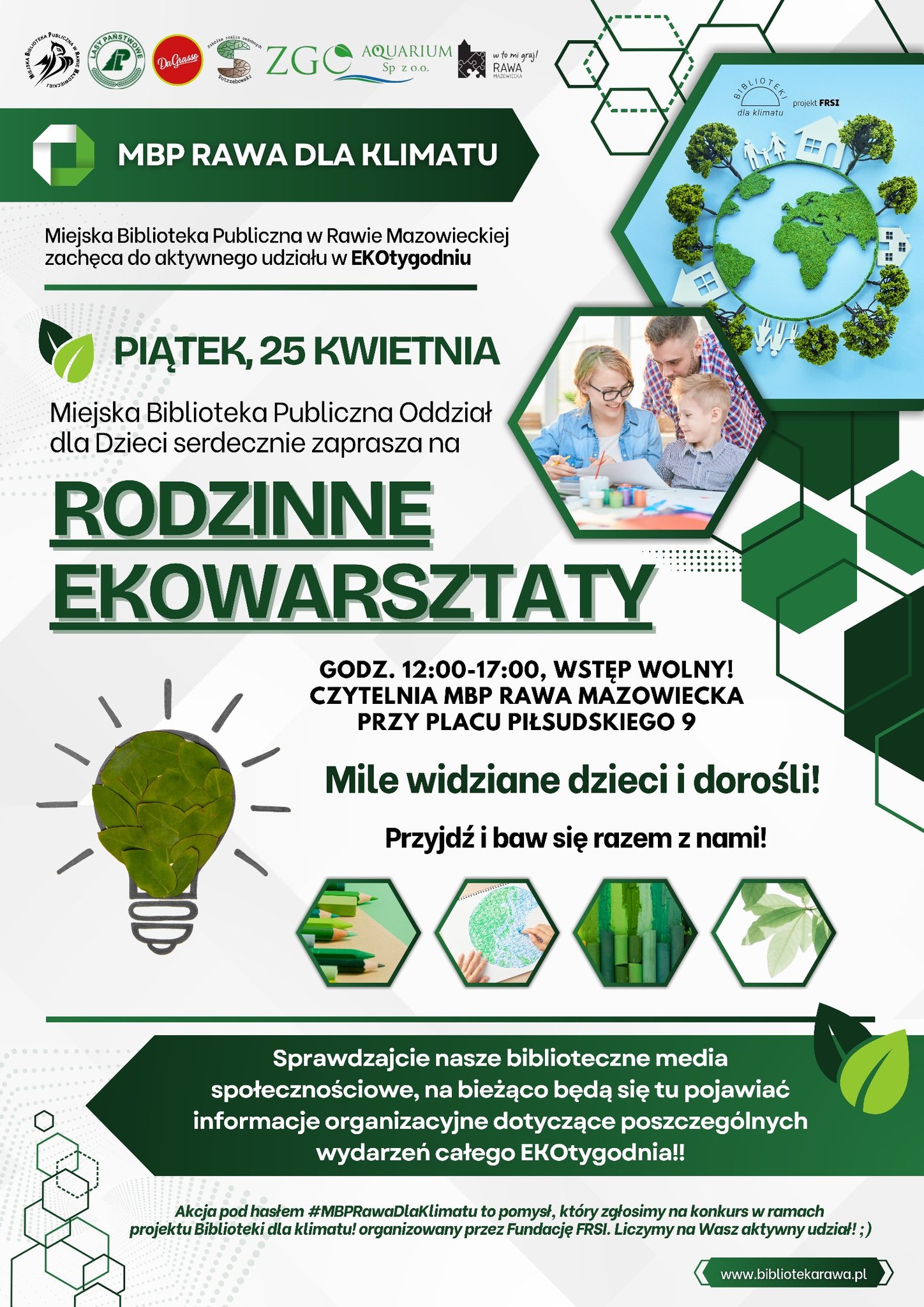 Rodzinne EKOWARSZTATY dla dzieci i rodziców 