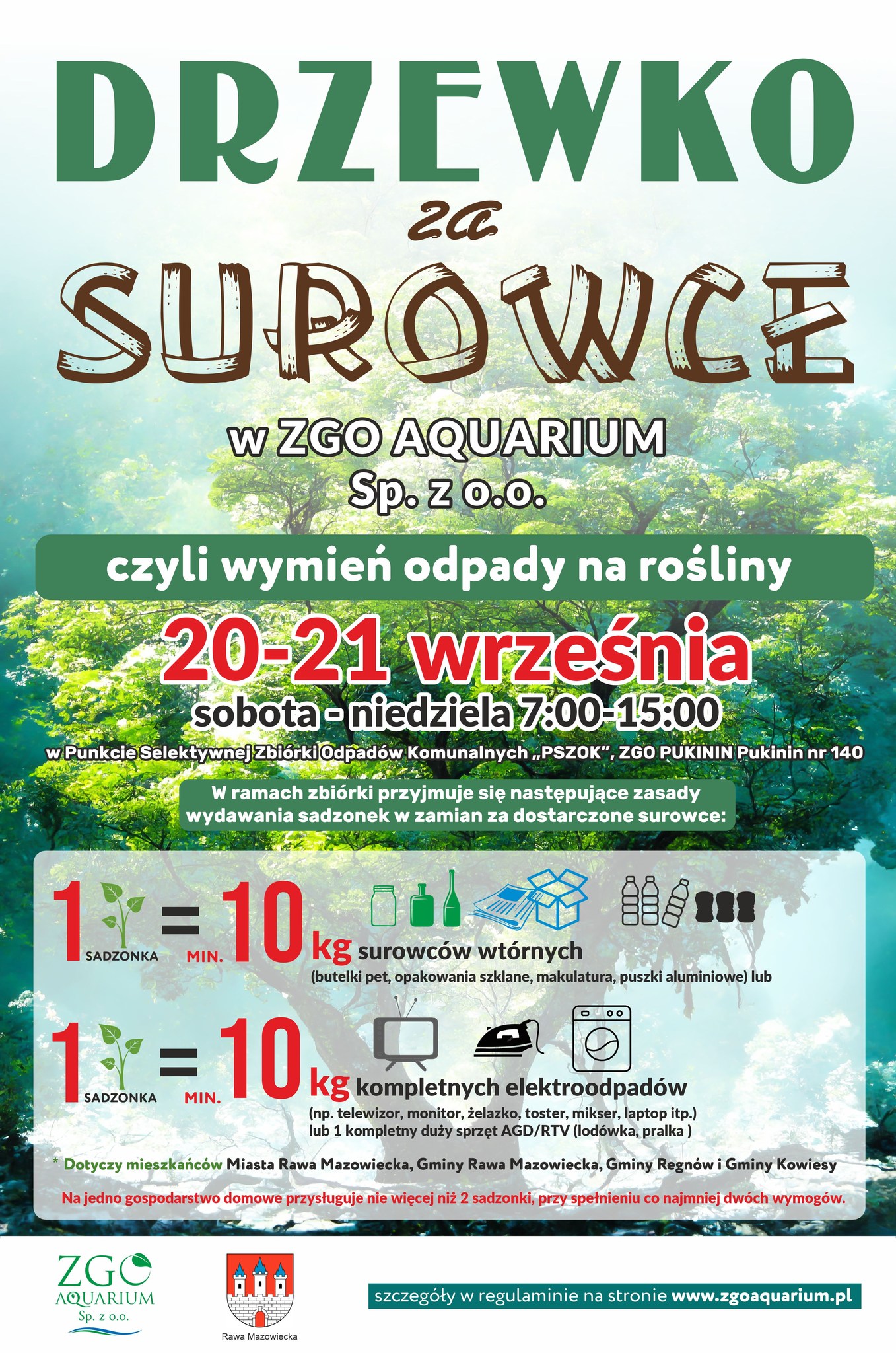 Ekologiczna akcja "Drzewko za surowce"