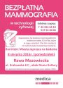 Zapraszamy na bezpłatną mammografię