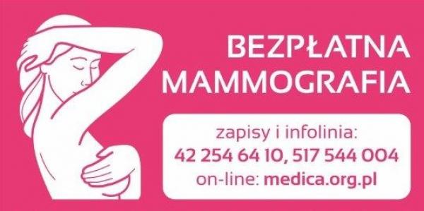Bezpłatne badania mammograficzne
