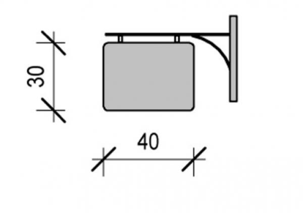 Reklamy i szyldy w centrum