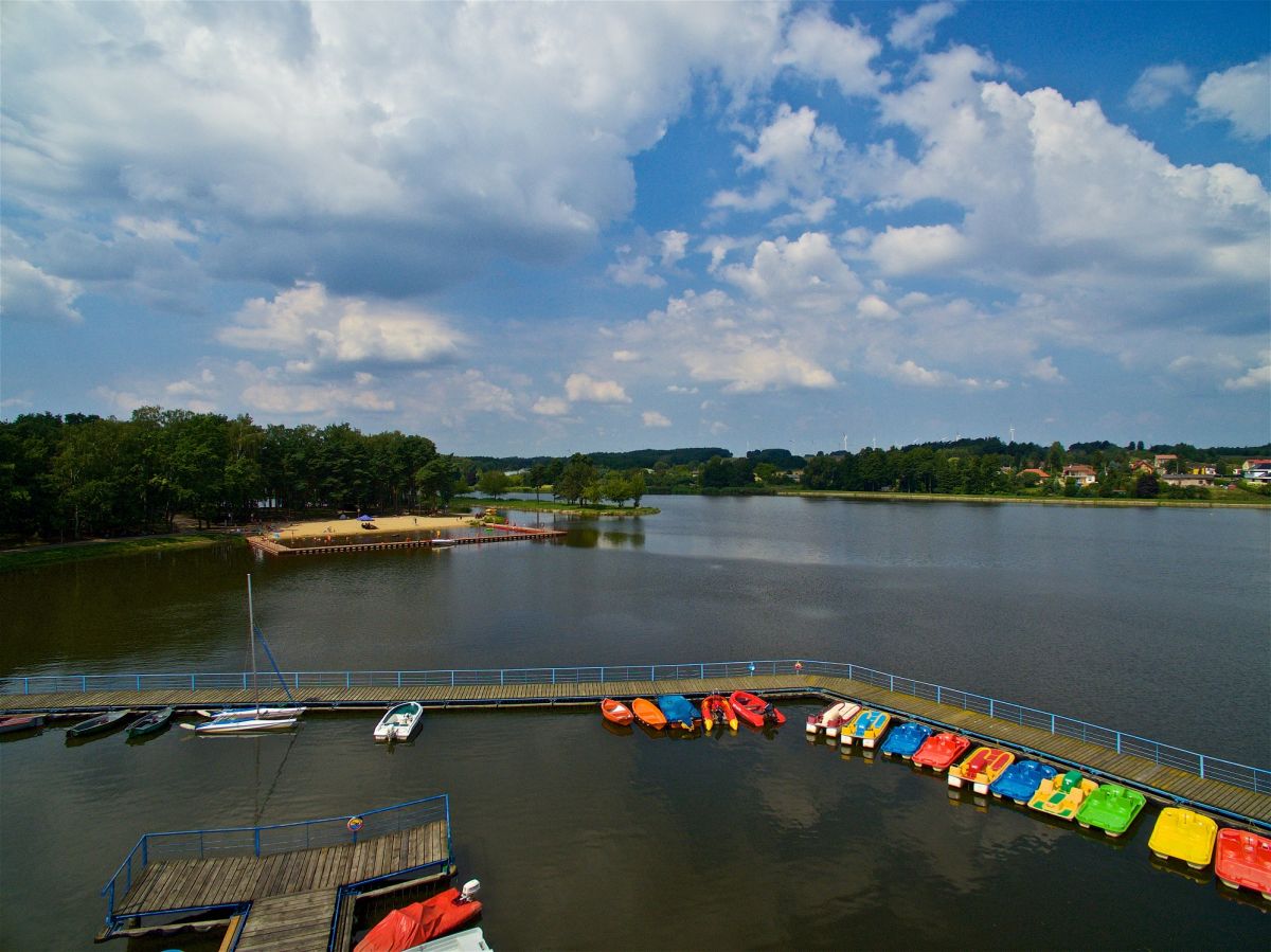 Zalew Tatar - widok z góry