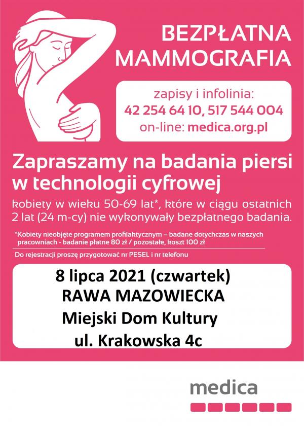 Bezpłatna mammografia