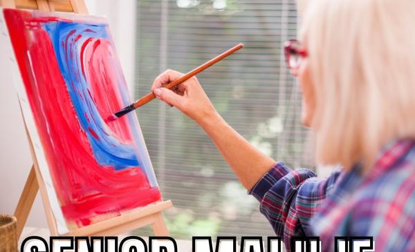 SENIOR maluje - warsztaty malarskie w rawskim MDK