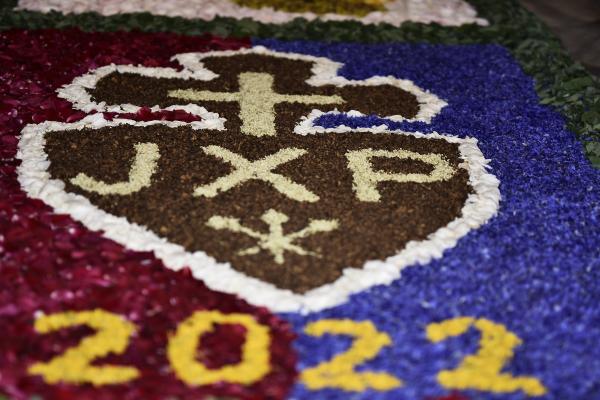 Dywan kwiatowy u Ojców Pasjonistów w Rawie