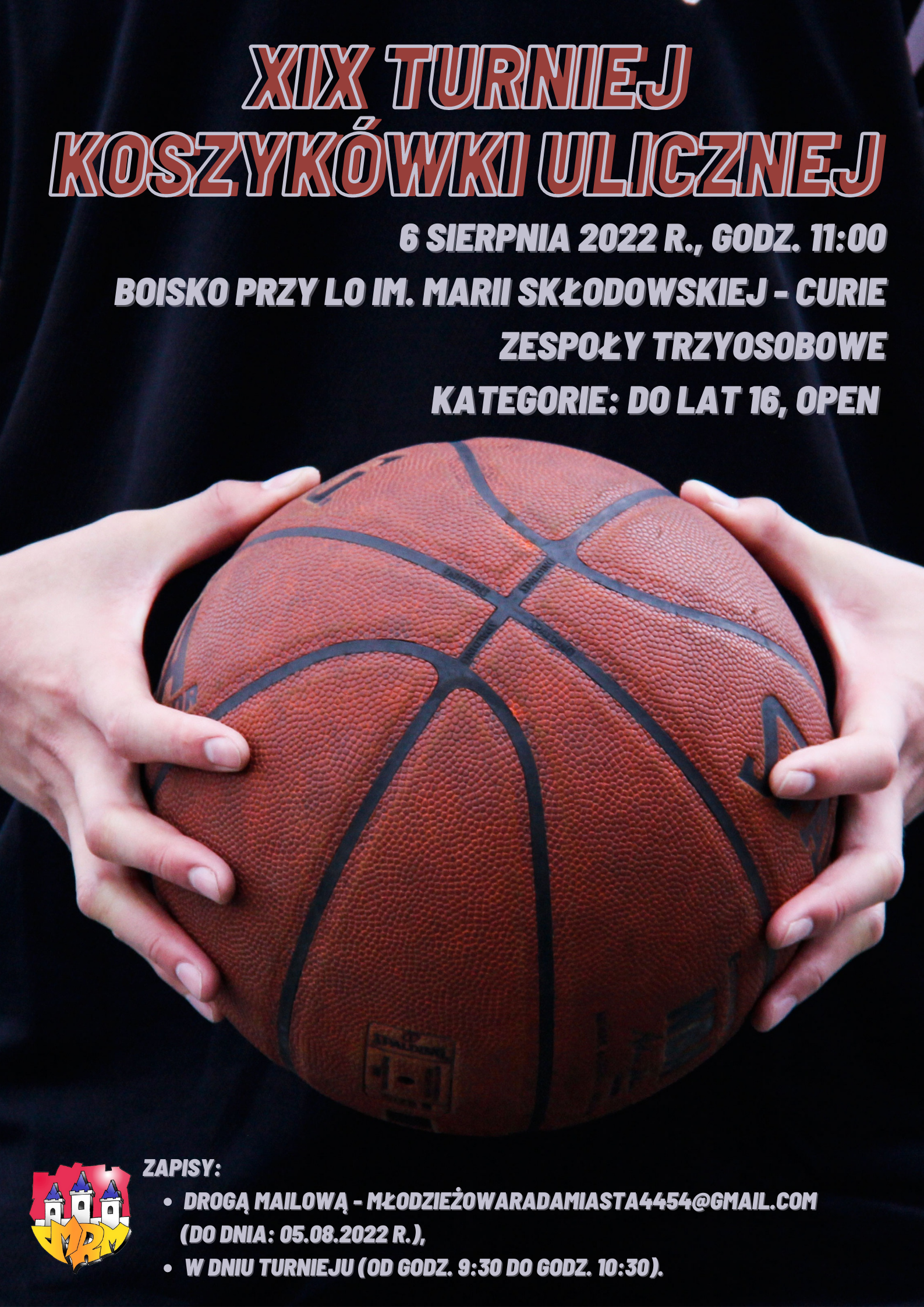 Plakat - Turniej Koszykówki Ulicznej