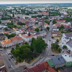 Zdjęcie z lotu ptaka Miasta Rawa Mazowiecka