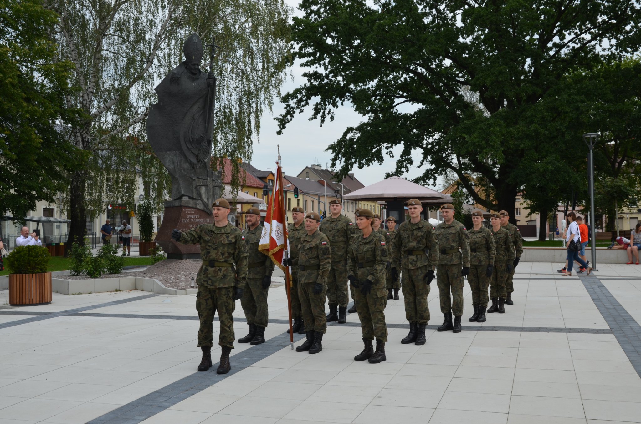 Zdjęcie z obchodów Dnia Wojska Polskiego