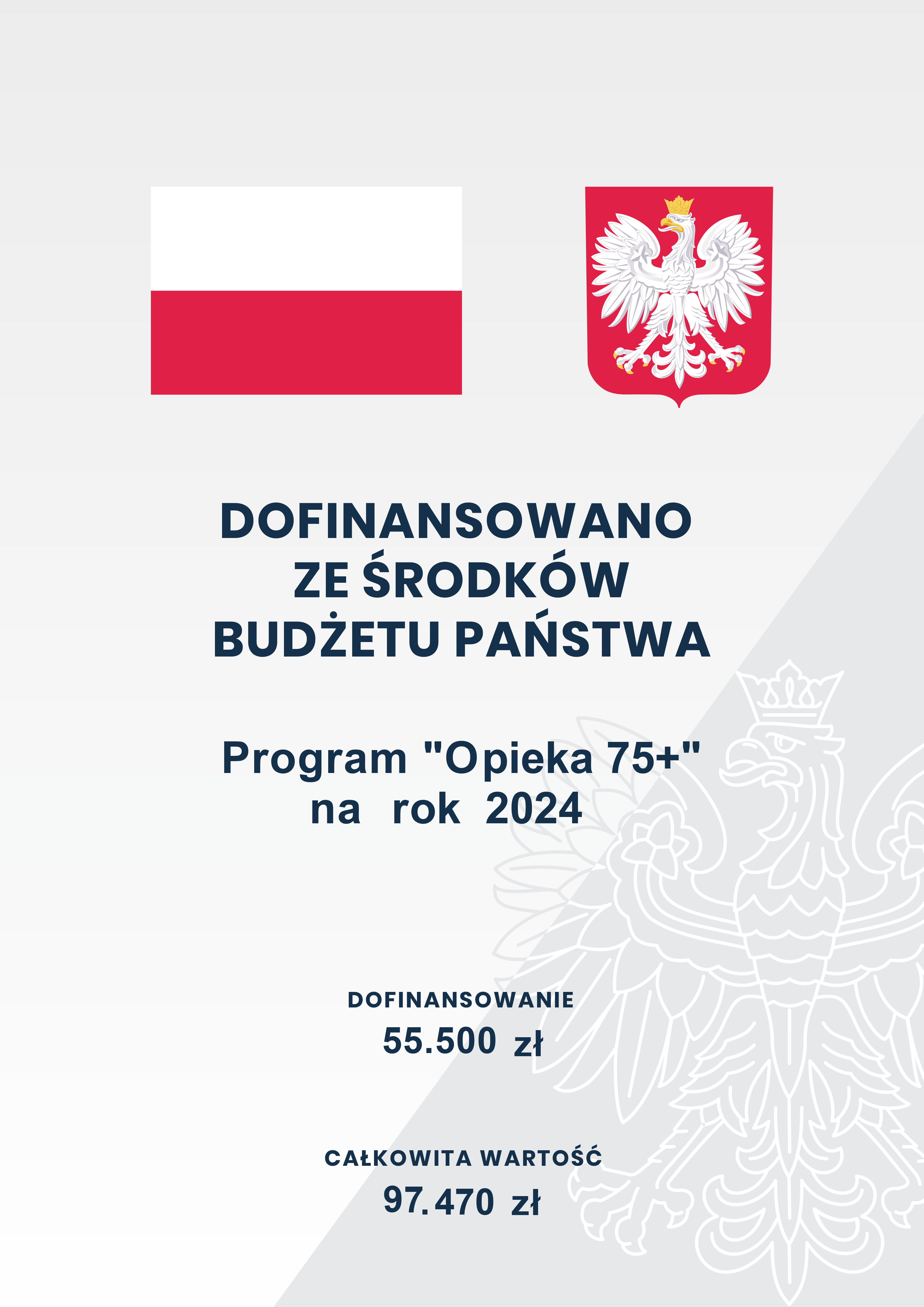 Program „Opieka 75+” na rok 2024   