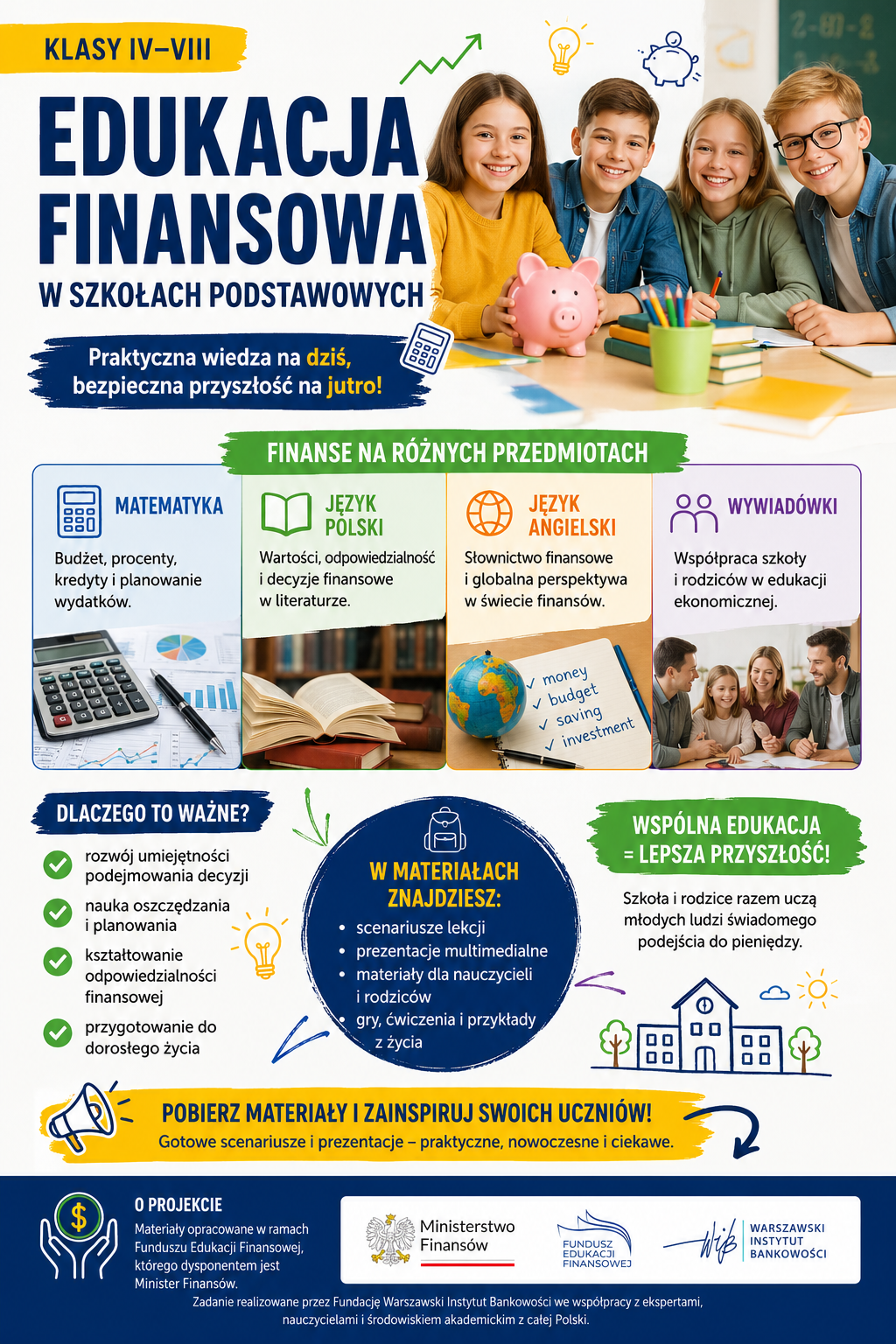 plakat z edukacji finansowej